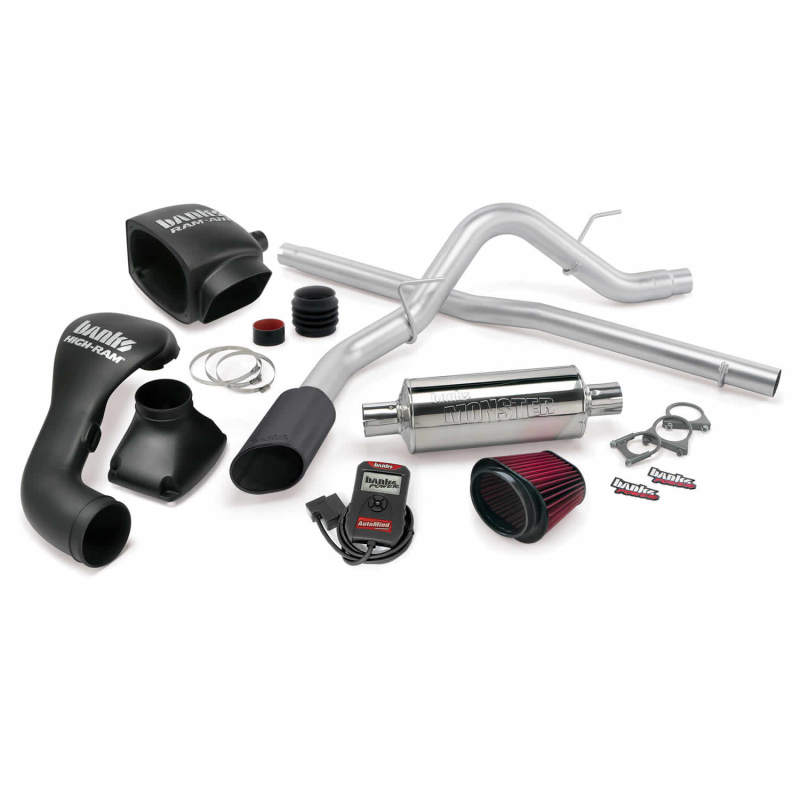 Ford F-150 Performance Exhaust - Banks Power - Single Exit, Stinger System - Black - `04-`08